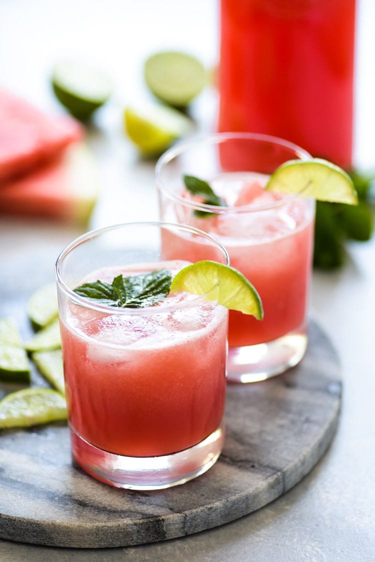 Mexican Watermelon Water (Agua de Sandia) - Isabel Eats