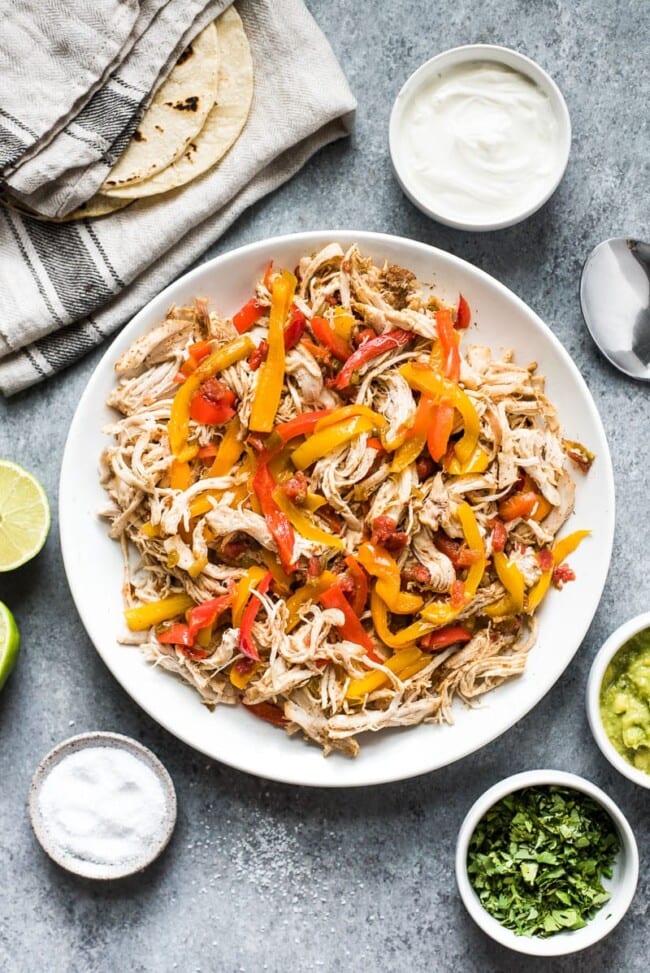 Easy Crockpot Chicken Fajitas Isabel Eats