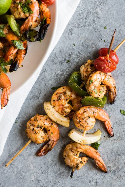 Easy Grilled Shrimp Skewers - Isabel Eats