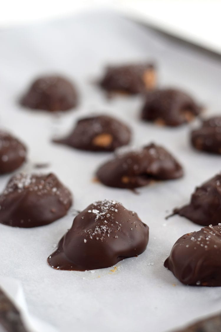 Salted ChocolateCovered Almond Butter Bites Isabel Eats