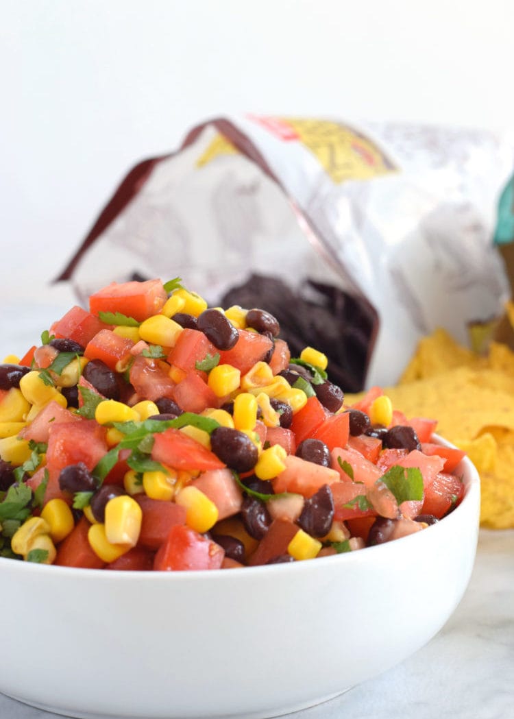 Mexican Fiesta Corn & Bean Salsa - Isabel Eats