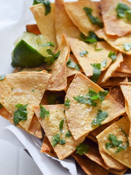 Baked Tortilla Chips - Isabel Eats