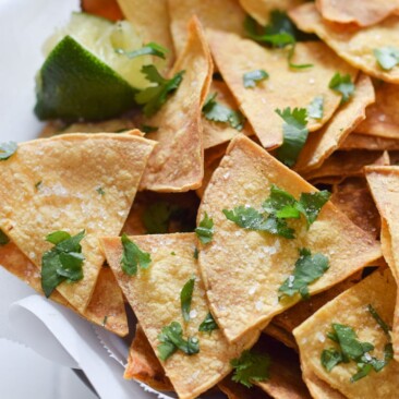 Homemade Tortilla Chips - Isabel Eats