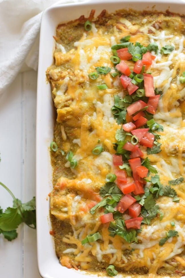 Weeknight Enchiladas Verdes Recipe Isabel Eats