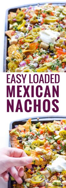 Easy Loaded Mexican Nachos - Isabel Eats