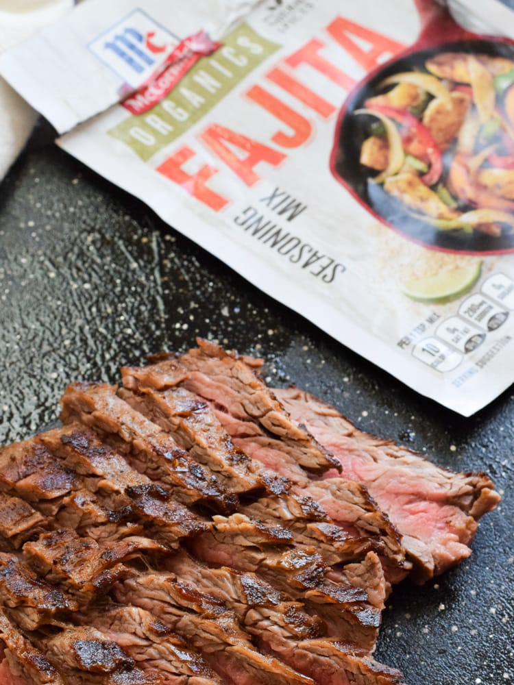 Topped with fresh pico de gallo salsa for an added crunch, these easy-to-make Marinated Flank Steak Tacos are juicy, bright and super flavorful. Perfect for any weeknight meal! (gluten free, dairy free, paleo)