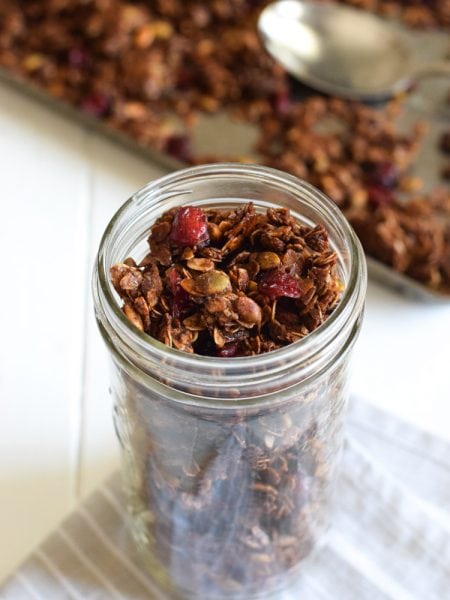 Mexican Chocolate Pumpkin Seed Granola - Isabel Eats