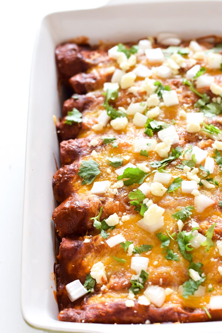 Vegetarian Spinach Enchiladas Isabel Eats