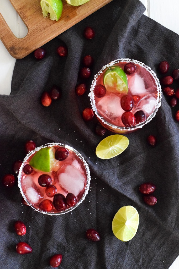 Easy Cranberry Margarita Isabel Eats