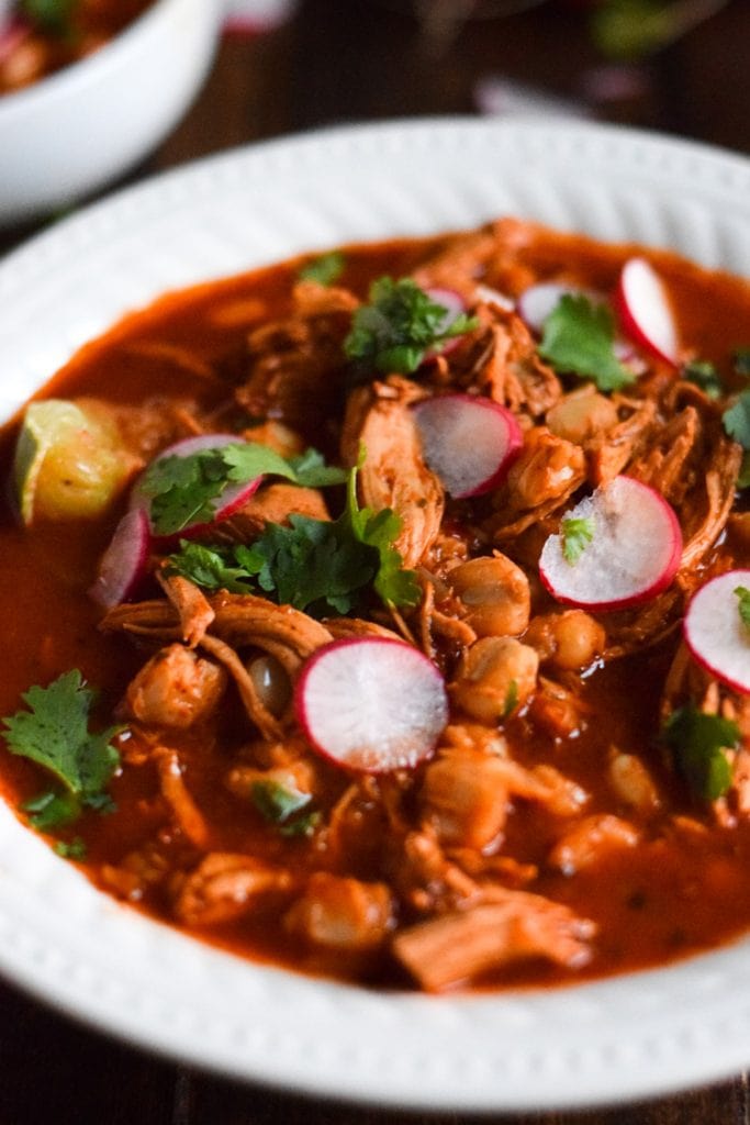 Slow Cooker Chicken Posole - Isabel Eats {Easy Mexican Recipes}