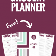 free monthly meal planner printable