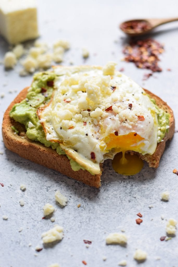 Spicy Avocado Toast with Egg - Isabel Eats