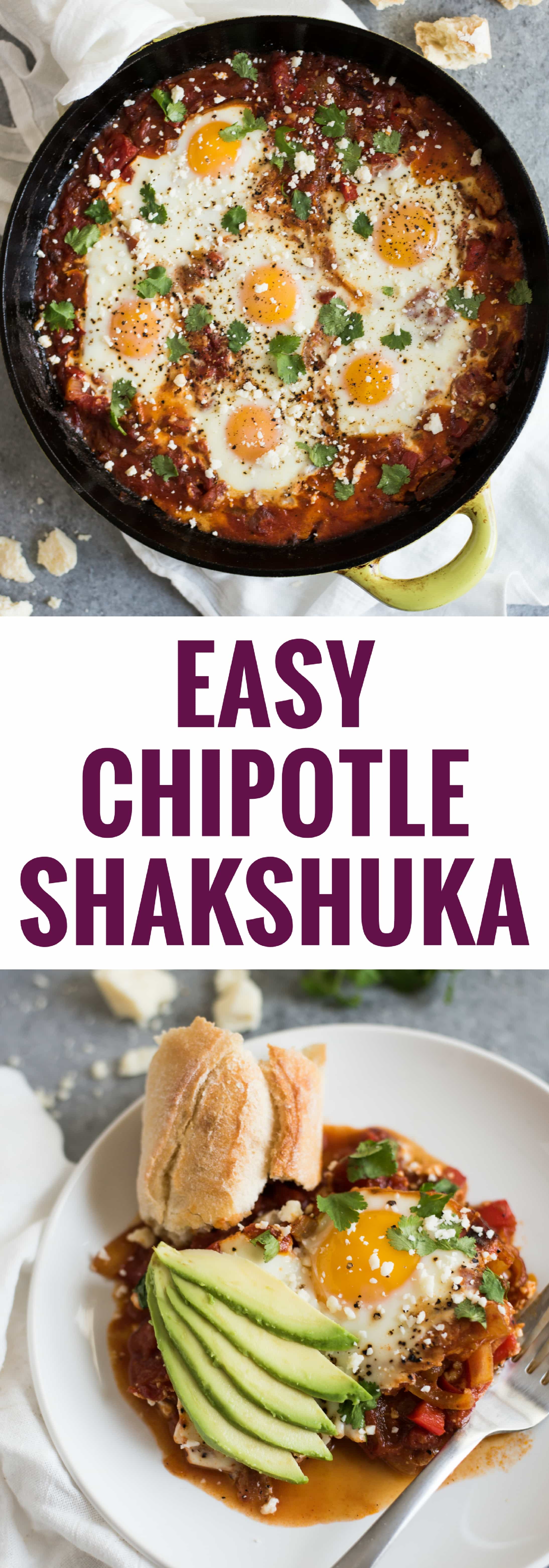 Chipotle Shakshuka Recipe - Isabel Eats