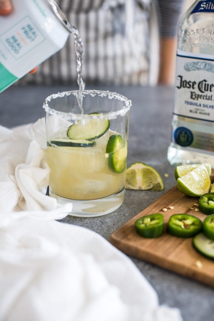 Cucumber Jalapeño Margarita - Isabel Eats