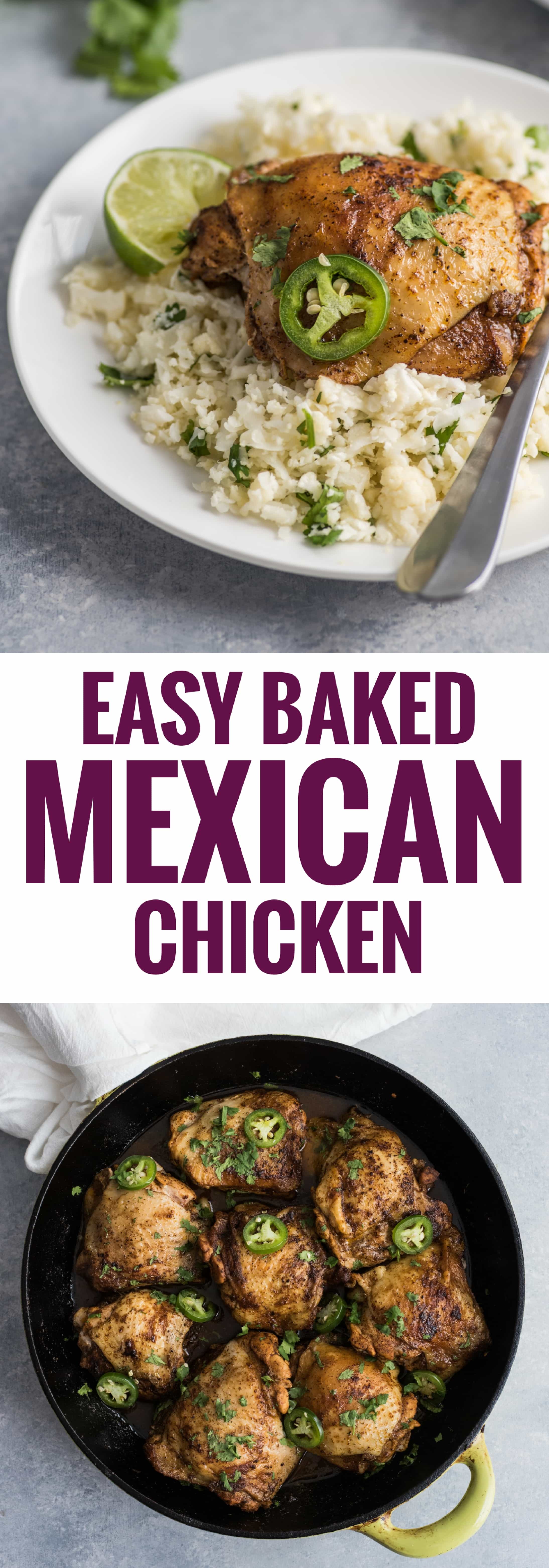 Easy Baked Mexican Chicken - Isabel Eats