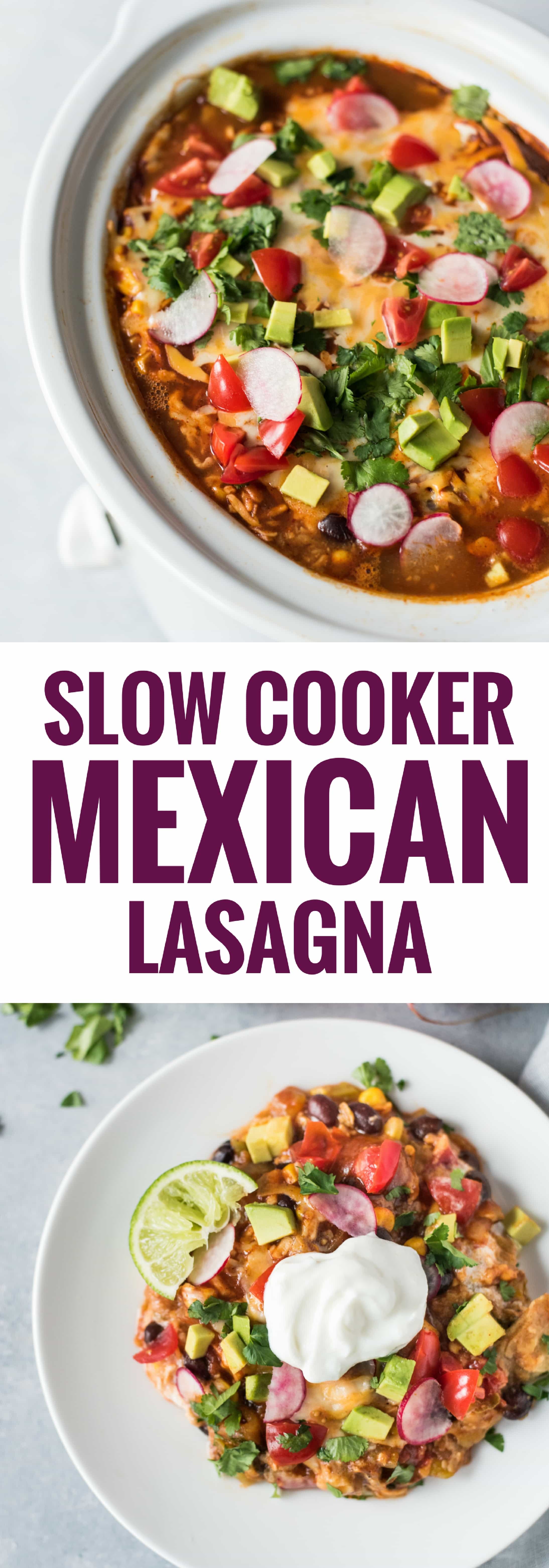 Slow Cooker Mexican Lasagna - Isabel Eats