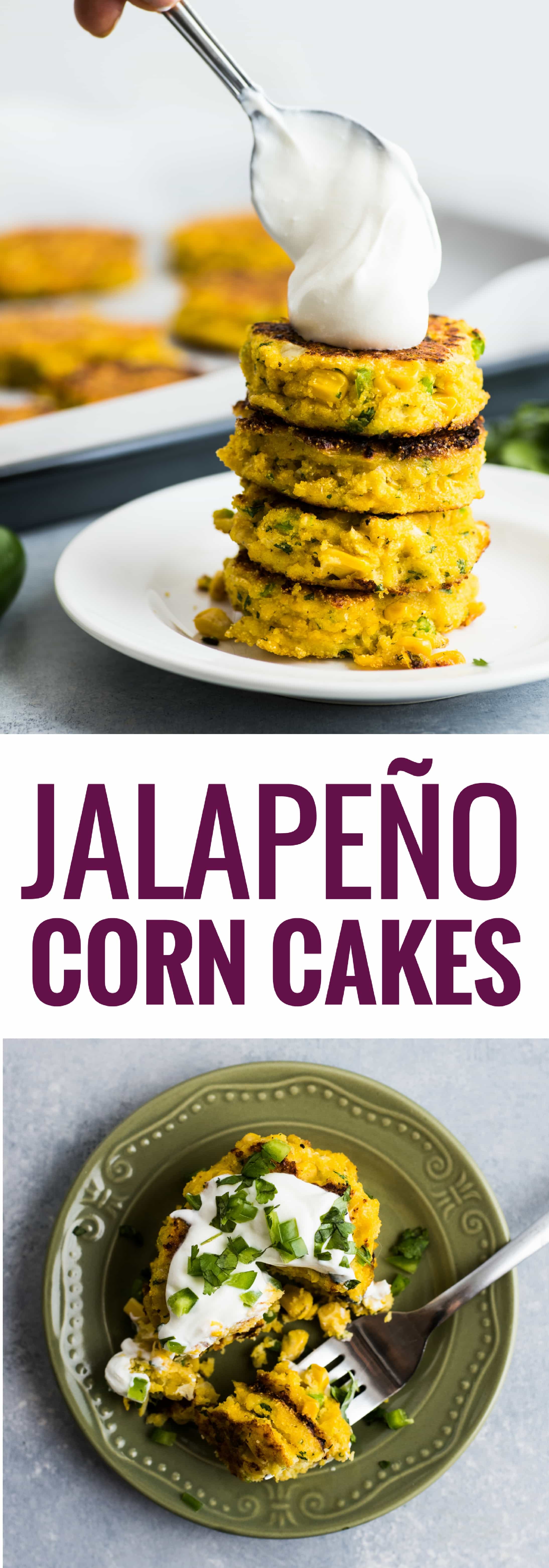Easy Jalapeno Corn Cakes - Isabel Eats