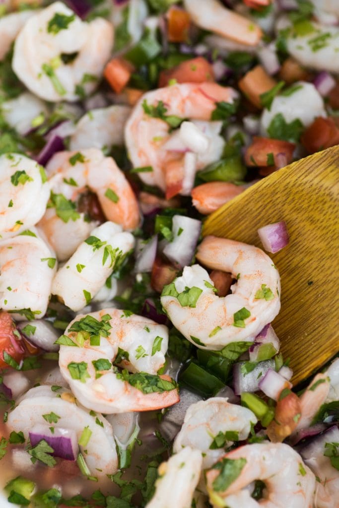 Mexican Ceviche Rice Bowl - Isabel Eats