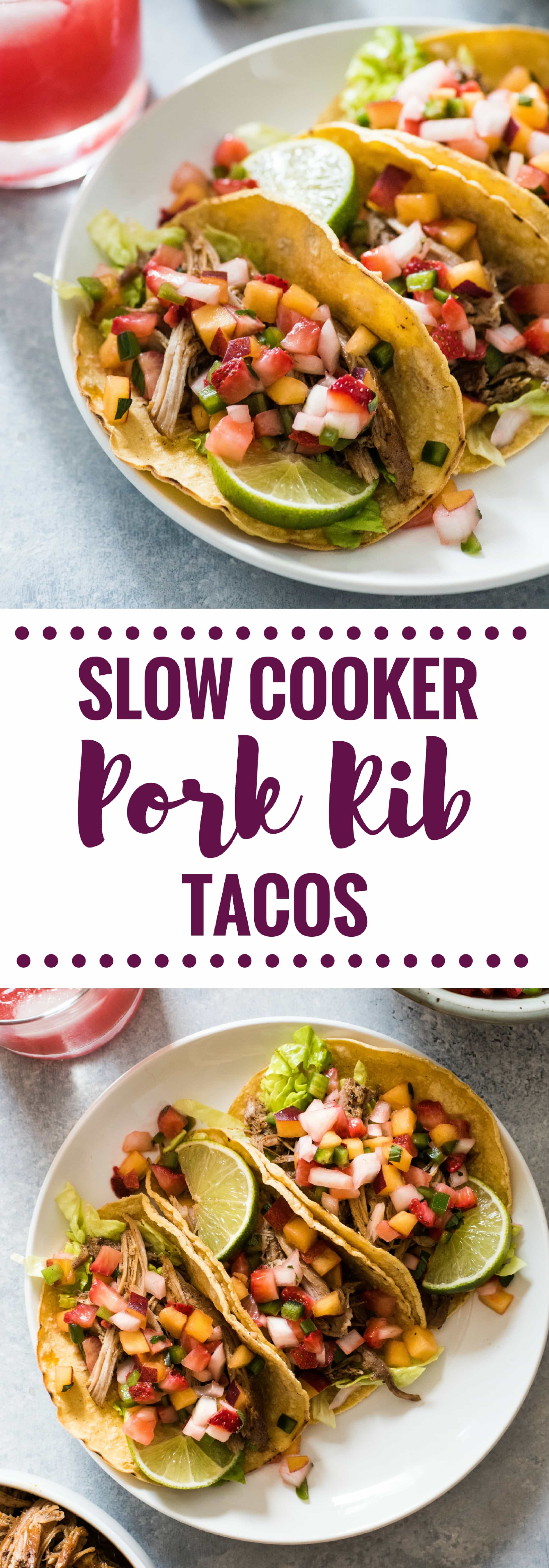 Slow Cooker Pork Rib Tacos - Isabel Eats