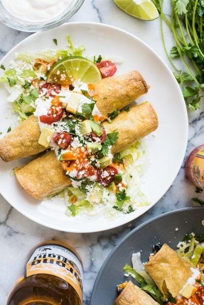 Baked Chicken Taquitos - Isabel Eats {Easy Mexican Recipes}