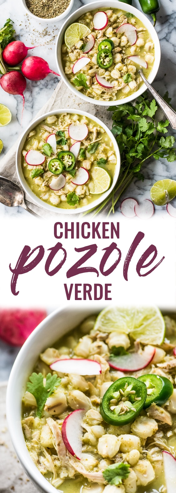 Chicken Pozole Verde - Isabel Eats {Easy Mexican Recipes}