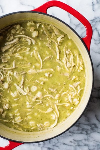Chicken Pozole Verde - Isabel Eats {Easy Mexican Recipes}