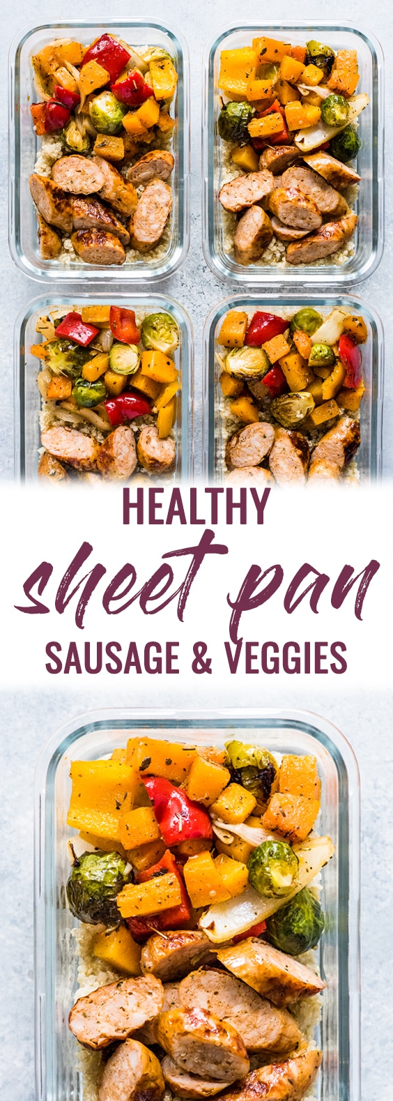 Healthy Sheet Pan Sausage and Veggies - Isabel Eats {Easy Recipes}