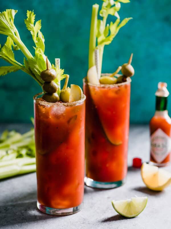 This Bloody Maria cocktail recipe is made with tequila, lime juice, tomato juice, and spices for a fun twist on the classic Bloody Mary. 