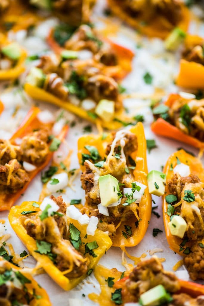 Bell Pepper Nachos - Isabel Eats