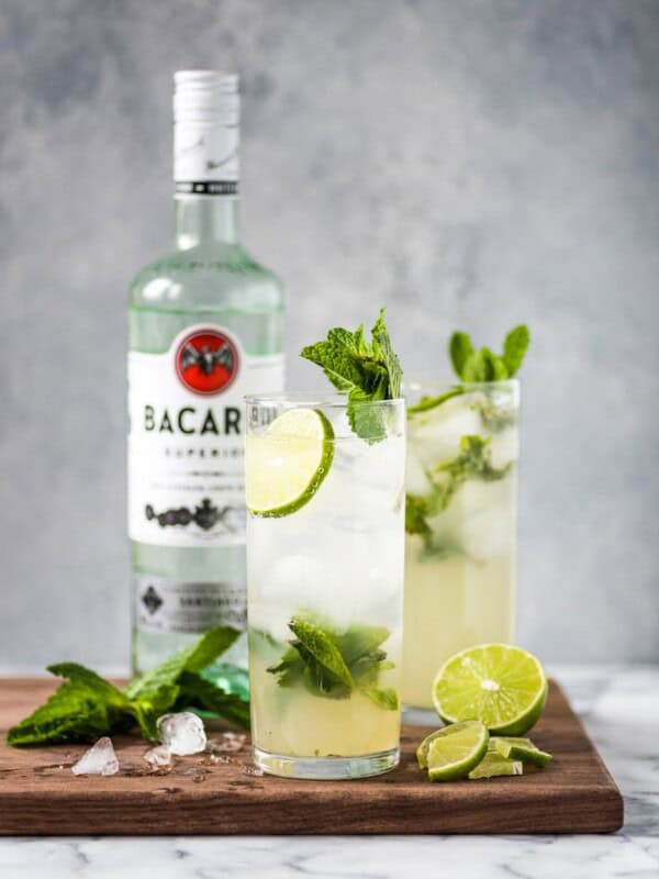 This Classic Mojito Recipe is one of the most refreshing cocktails you'll ever have! Made with white rum, lime juice and fresh mint leaves, this drink is a definite crowd pleaser.