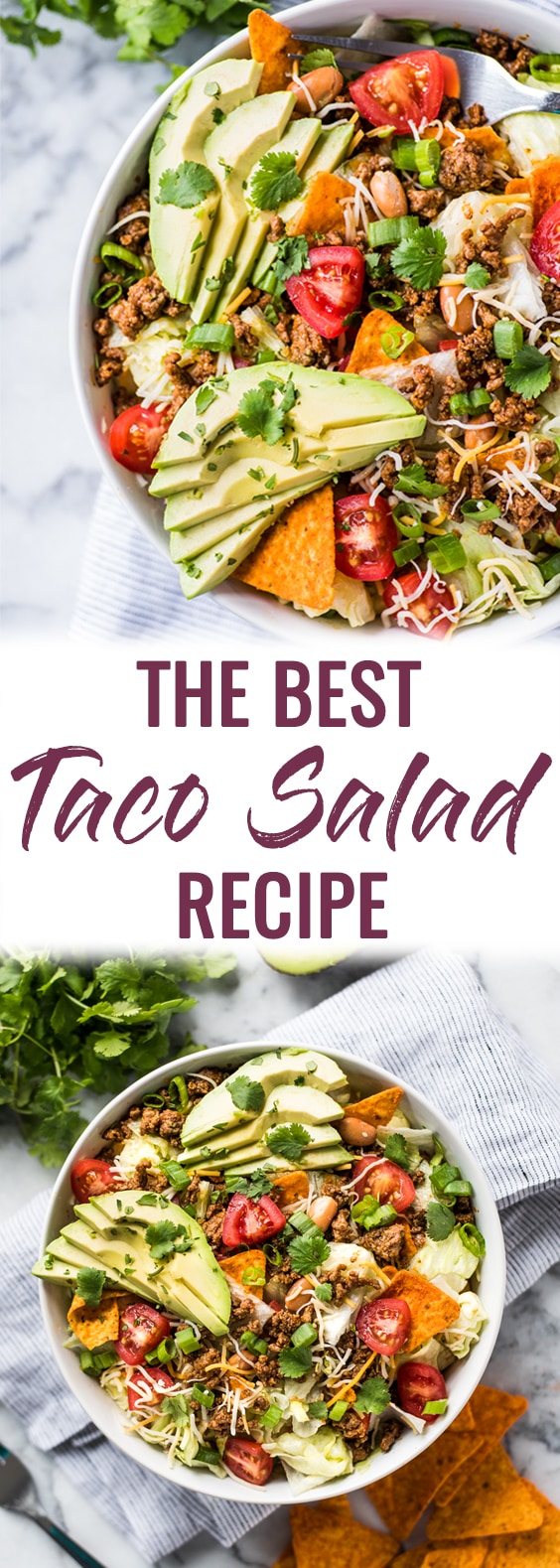 The BEST Taco Salad Recipe {Ready in Only 25 Minutes!} - Isabel Eats