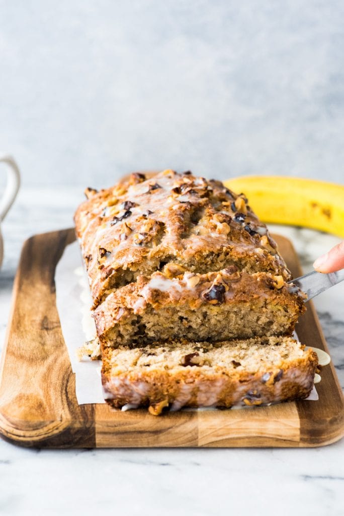 Cinnamon Banana Nut Bread - Isabel Eats