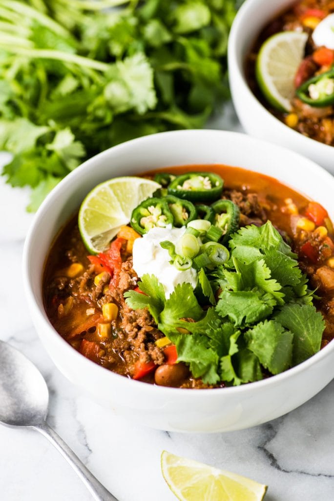 Easy Taco Soup - Isabel Eats {Easy Mexican Recipe}