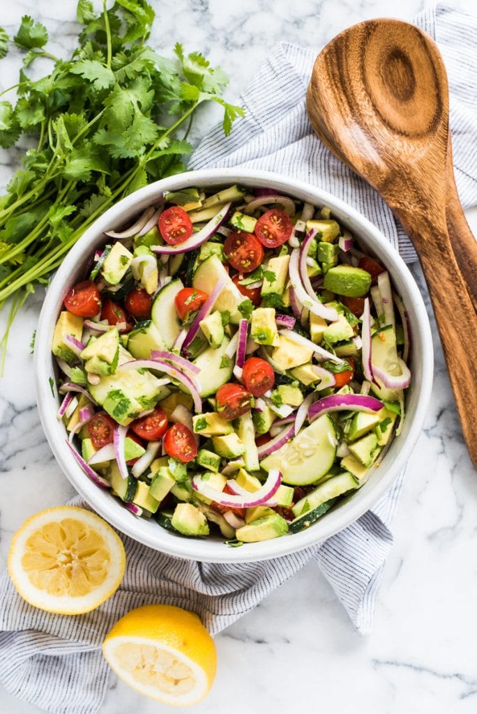 Healthy Avocado Salad - Isabel Eats {Easy Mexican Recipes}