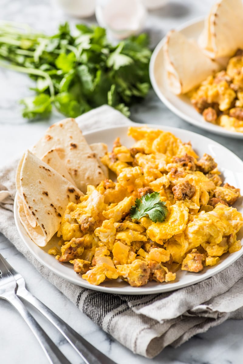 Chorizo and Eggs - Isabel Eats {Easy Mexican Recipes}