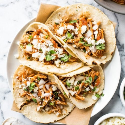 Crockpot Chicken Tacos - Isabel Eats