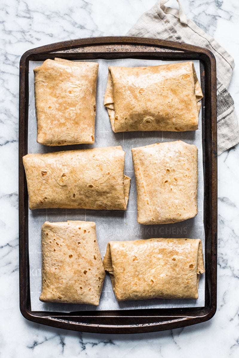 Easy Chicken Chimichangas - Isabel Eats