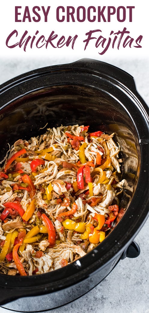 Easy Crockpot Chicken Fajitas Isabel Eats