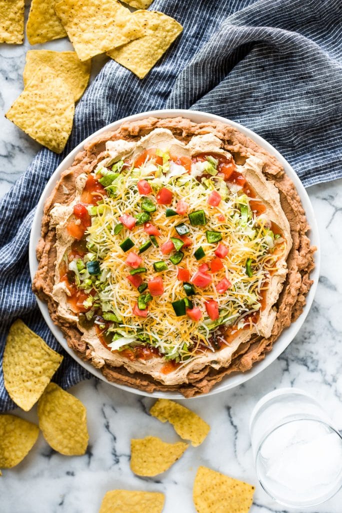 Healthy Taco Dip - Isabel Eats {easy Mexican Recipes}