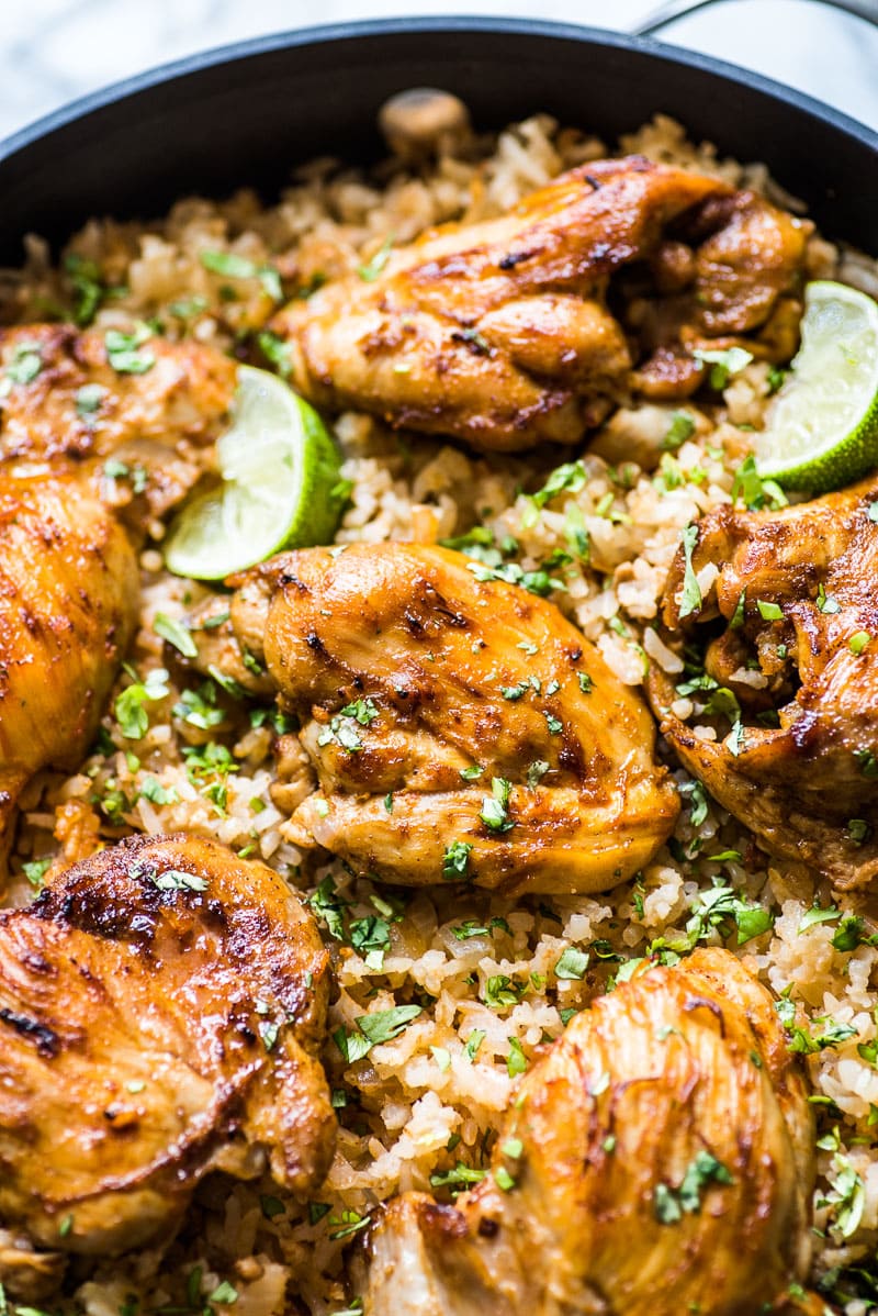 One Pot Mexican Chicken and Rice - Isabel Eats {Easy Mexican Recipes}