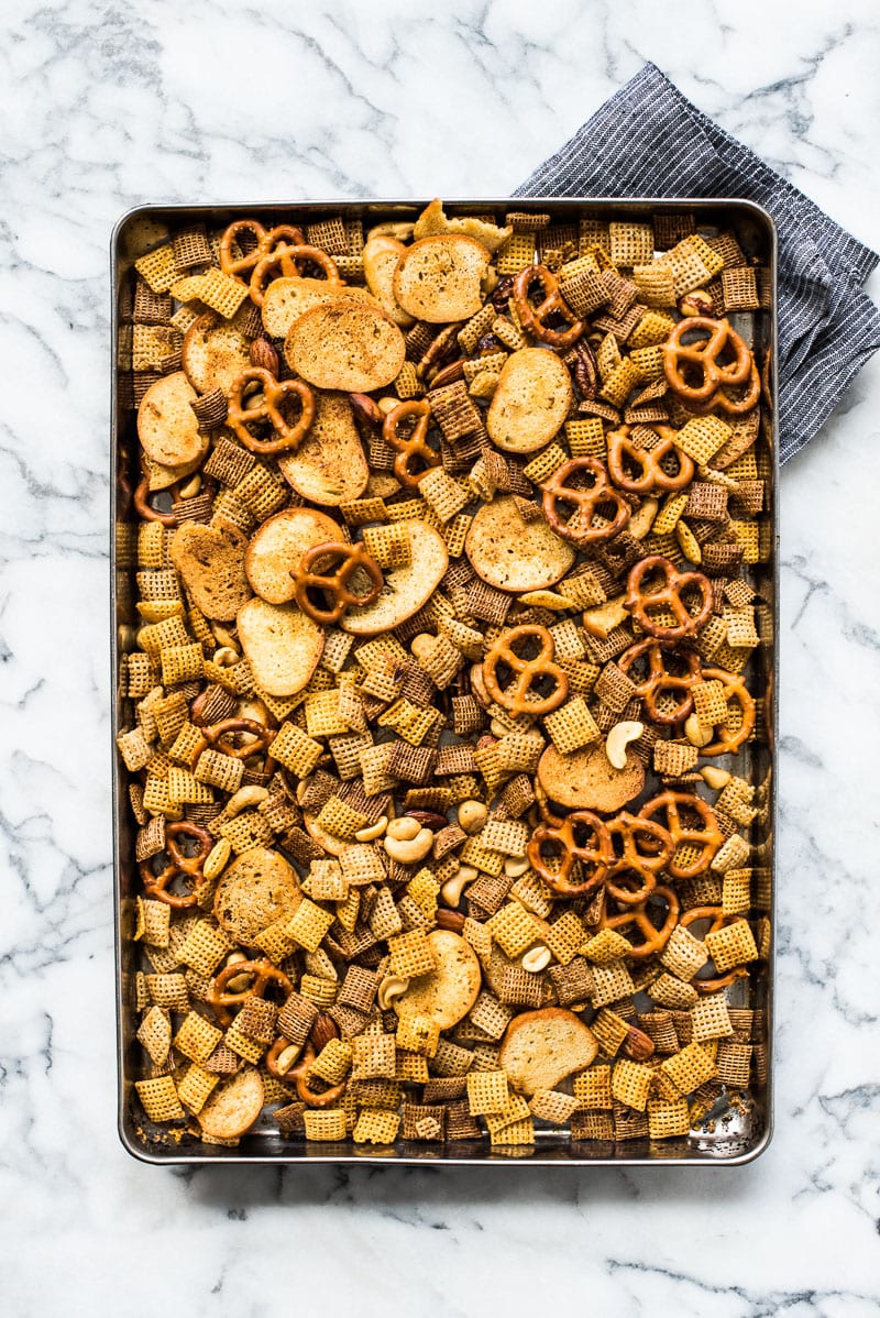 Spicy Chex Mix Recipe (Best Snack EVER!) - Isabel Eats {Easy Recipes}