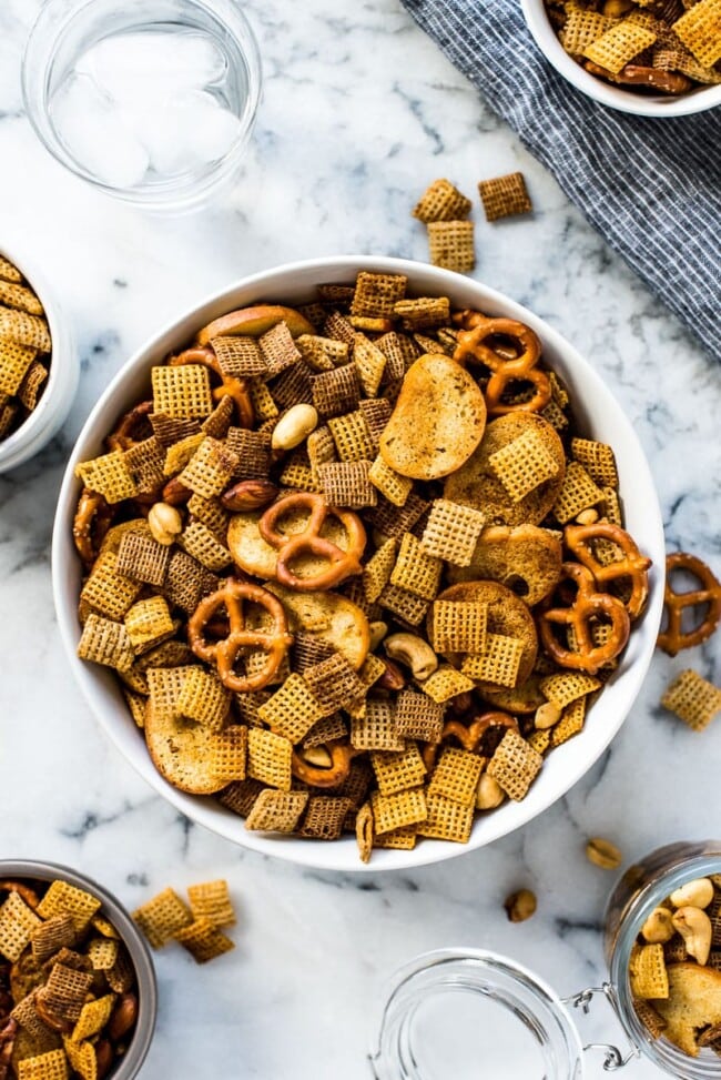 Spicy Chex Mix Recipe (Best Snack EVER!) Isabel Eats {Easy Recipes}