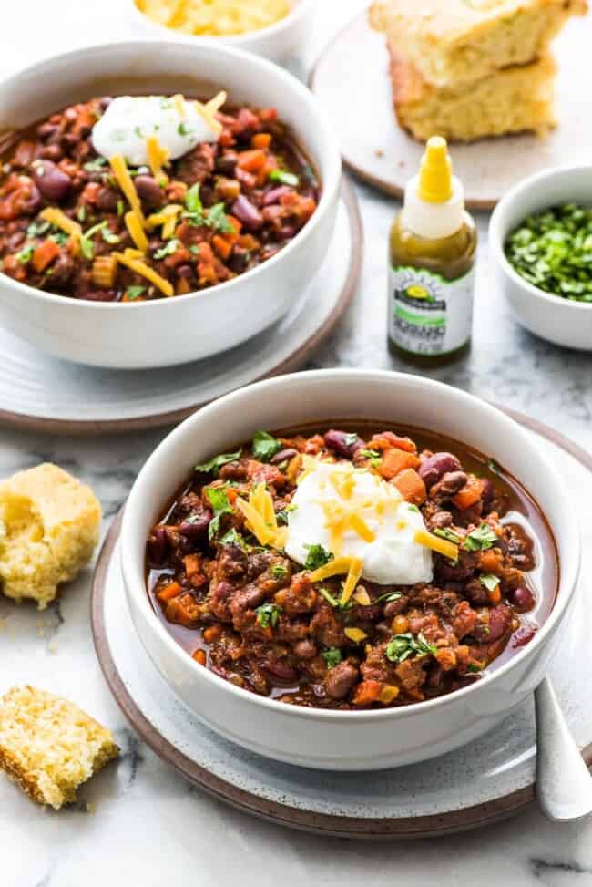 Spicy Vegetarian Chili Isabel Eats   Spicy Vegetarian Chili Small 3 650x973 