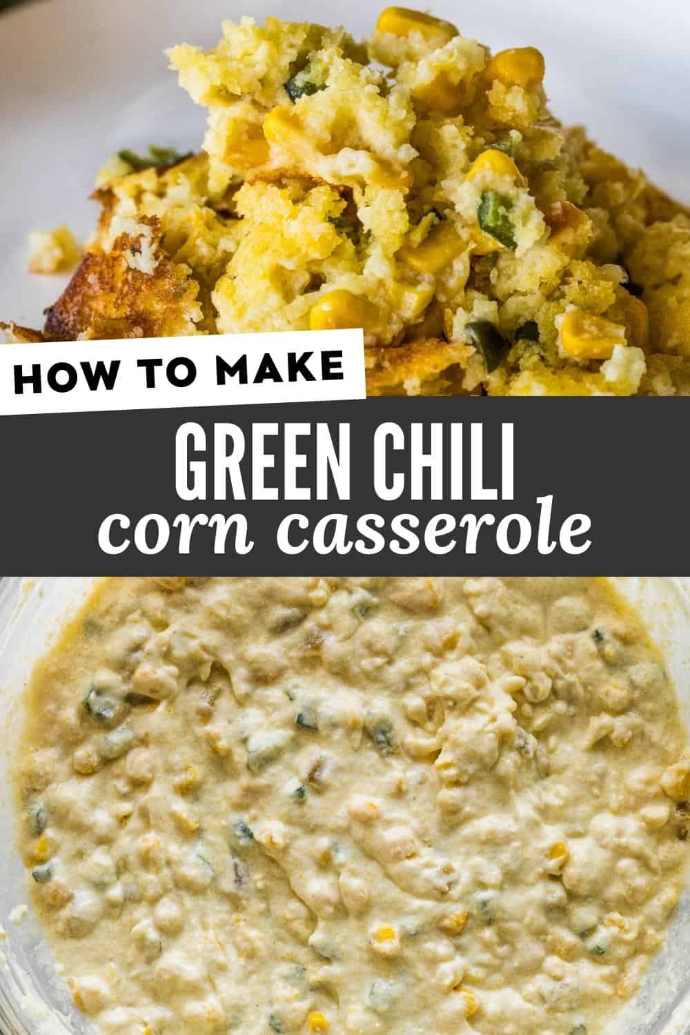 Green Chili Corn Casserole - Isabel Eats