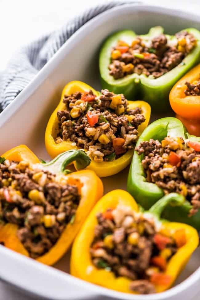 Mexican Stuffed Peppers - Isabel Eats {Easy Mexican Recipes}