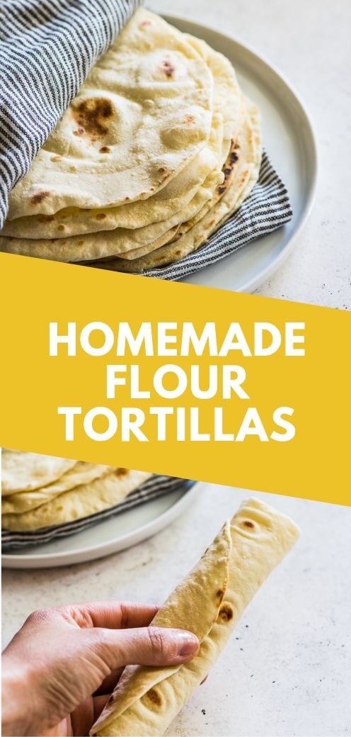 Easy Flour Tortillas {Made with only 5 ingredients!} - Isabel Eats