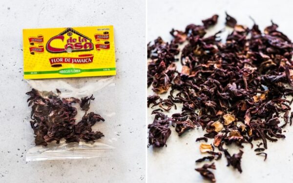 Agua de Jamaica - Hibiscus Tea {Only 3 Ingredients!} - Isabel Eats