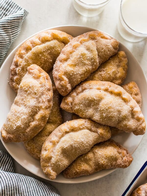 Empanadas in a bowl ready to be eaten