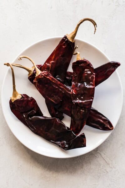 Guajillo chile peppers