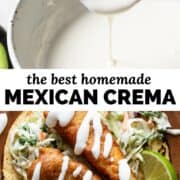 Homemade Mexican Crema